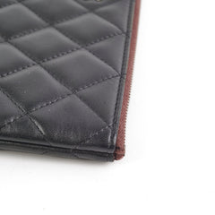 Chanel Small O Case Black Lambskin