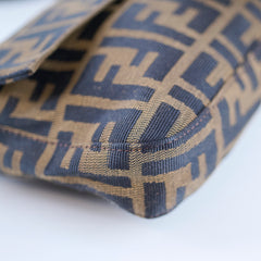 Fendi Baguette Zucca Canvas/Leather Shoulder