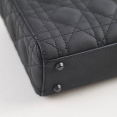 Christian Dior Lady Dior Mini Black Ultra Matte