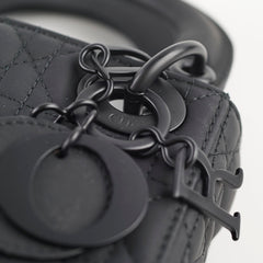 Christian Dior Lady Dior Mini Black Ultra Matte