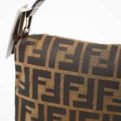 Fendi Baguette Zucca Canvas/Leather Shoulder