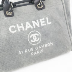 Chanel Medium Deauville Tote Grey