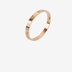 Cartier Classic Love 4 Diamond Pink Gold Size 16 Bracelet