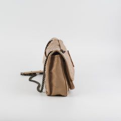 Saint Laurent Baby Niki Grey/Brown Shoulder Bag