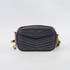 Saint Laurent Mini Lou Camera Black Crossbody