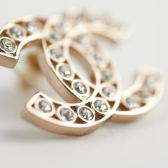 Chanel CC Crystal Earrings