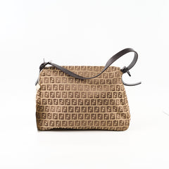 Fendi Mama Baguette Canvas Brown