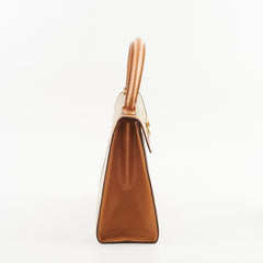 Celine Vintage Macadam Kelly Bag Beige