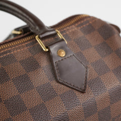 Louis Vuitton Speedy 25 Damier Ebene Bag