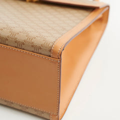 Celine Vintage Macadam Kelly Bag Beige