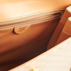 Celine Vintage Macadam Kelly Bag Beige