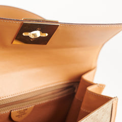 Celine Vintage Macadam Kelly Bag Beige