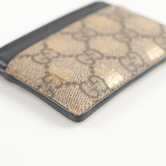 Gucci GG Supreme Bee Card Holder Wallet