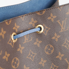 Louis Vuitton Neo Noe Blue Monogram Bag