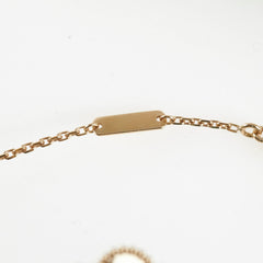 Van Cleef & Arpels Vintage Alhambra Guilloche Necklace Yellow Gold 2023