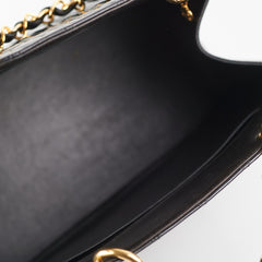 Chanel Vintage Patent Black Tote Black