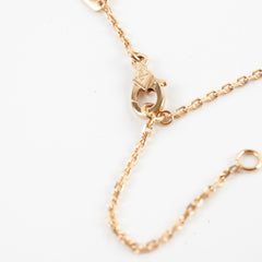 Van Cleef & Arpels Vintage Alhambra Guilloche Necklace Yellow Gold 2023