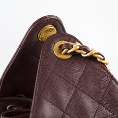 Chanel 25 Small Caviar Brown (Microchipped)