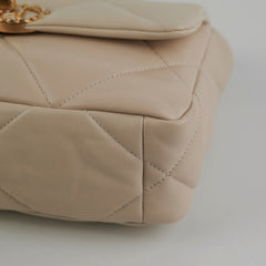 Chanel Small 19 Beige