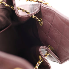 Chanel 25 Small Caviar Brown (Microchipped)