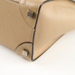 Celine Micro Luggage Beige Calfskin