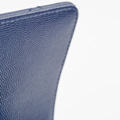 Chanel Coco Handle Small Caviar Navy - Microchipped