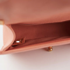 Chanel Small Boy Caviar Coral