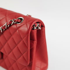 Chanel Classic Flap Medium Caviar Red