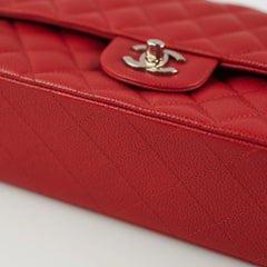 Chanel Classic Flap Medium Caviar Red