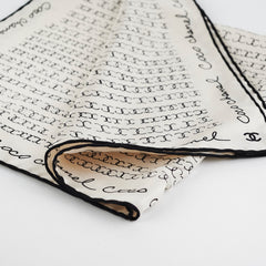 Chanel White Twilly and Scrunchie Set