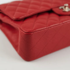Chanel Classic Flap Medium Caviar Red