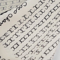 Chanel White Twilly and Scrunchie Set