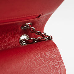 Chanel Classic Flap Medium Caviar Red