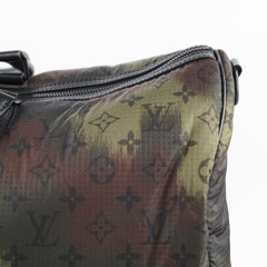 Louis Vuitton x Virgil Abloh Camouflage Monogram Keepall 50 Bandouliere Black/Khaki