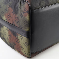 Louis Vuitton x Virgil Abloh Camouflage Monogram Keepall 50 Bandouliere Black/Khaki