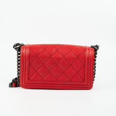 Chanel Boy Old Medium Red