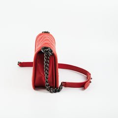 Chanel Boy Old Medium Red