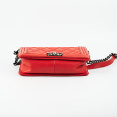 Chanel Boy Old Medium Red