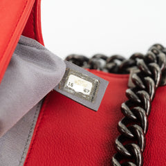 Chanel Boy Old Medium Red