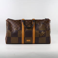 Louis Vuitton x Nigo Keepall 50 Bandouliere Monogram/Damier Ebene