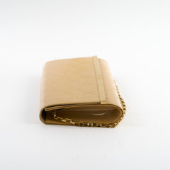 Louis Vuitton Monogram Vernis Ana Clutch Beige