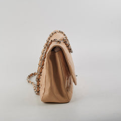 Chanel Jumbo Single Flap Caviar Beige - Series 13