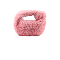 Bottega Veneta Mini Jodie Shearling Pink