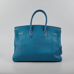 Hermes Birkin 35 Bleu Jeans - H Square