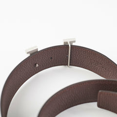 Hermes Mens 95cm Black Reversible Belt