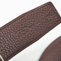 Hermes Mens 95cm Black Reversible Belt