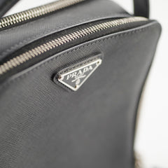 Prada Saffiano Brique leather Bag Black