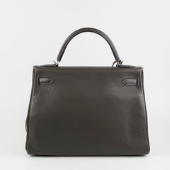 Hermes Kelly 32 Graphite Stamp T
