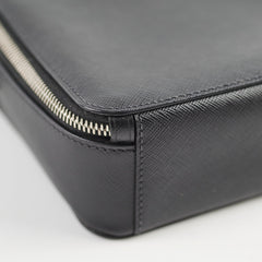 Prada Saffiano Brique leather Bag Black