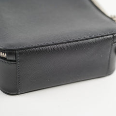 Prada Saffiano Brique leather Bag Black